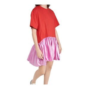 Cynthia Rowley Colorblock T-shirt Dress Size Small